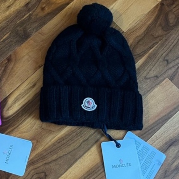 Moncler Wool Hat, NEW only black is available, NEW - Picture 3 of 11